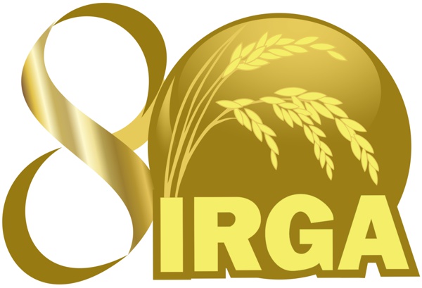 logotipo irga instituto do arroz agricultura